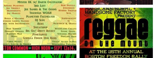 Mighty Mystic to headline “Reggae on the Mount” at Boston Freedom Rally Sept 13th & Main Stage Sept 14th