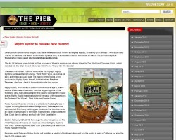 Top U.S Reggae Entertainment outlet “The Pier” covers Mighty Mystic’s upcoming “The Art of Balance” album.