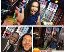 Mighty Mystic brings roots rock reggae to “Good Day Sacremento” CBS Live TV show.