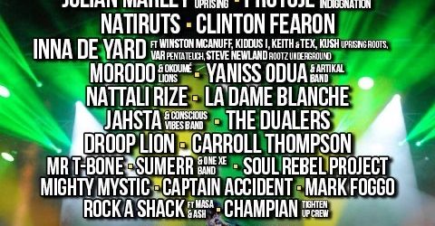 Mighty Mystic on Rototom Sunsplash Festival Spain.